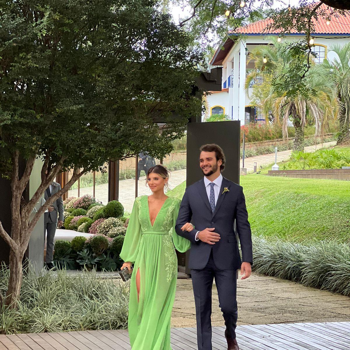 VESTIDO Longo FENDA VERDE