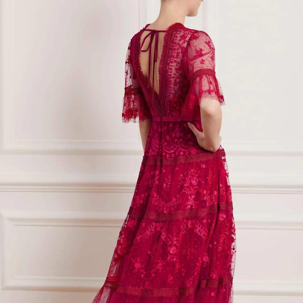 Needle & Thread Vermelho