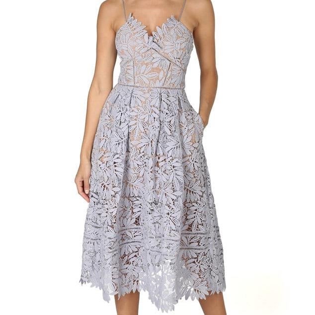 Vestido Self Portrait Lilás