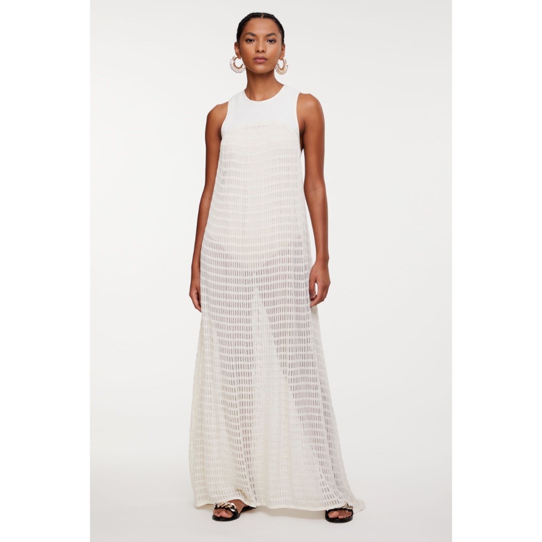 Vestido Animale transparencia e body