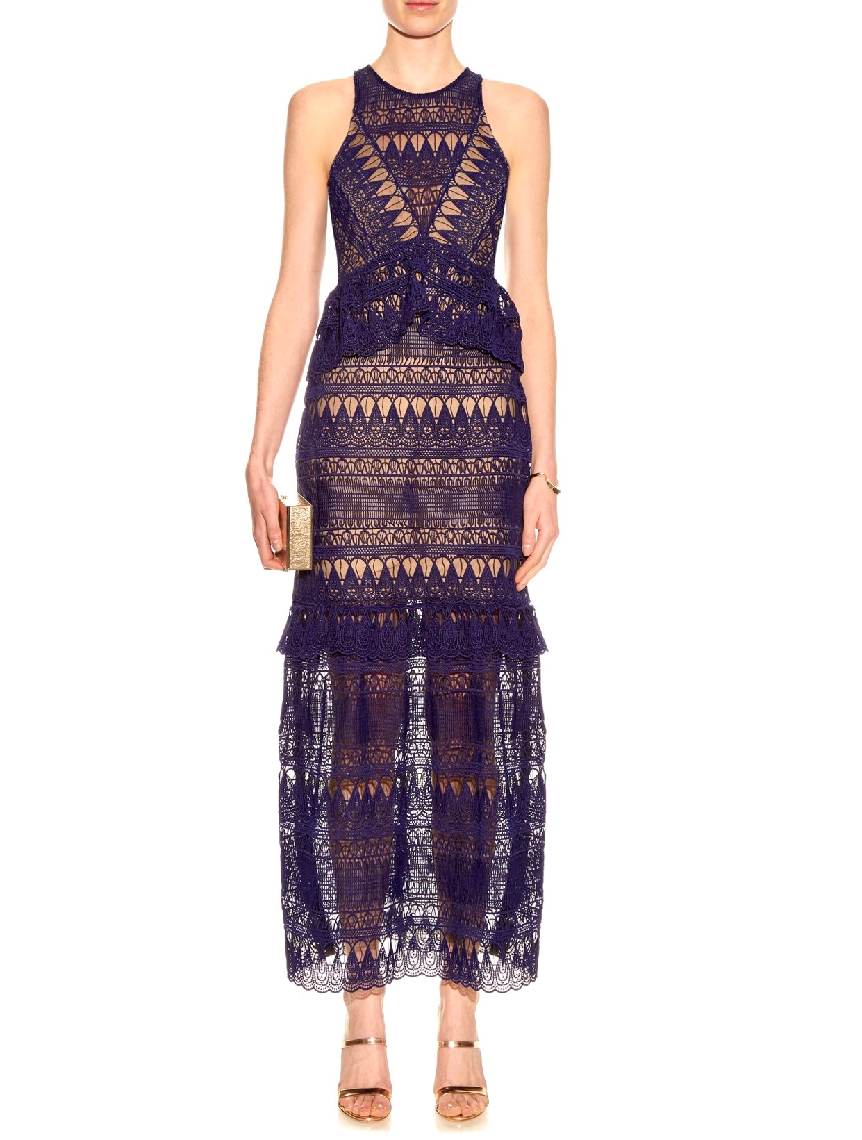 Vestido Needle & Thread Marinho