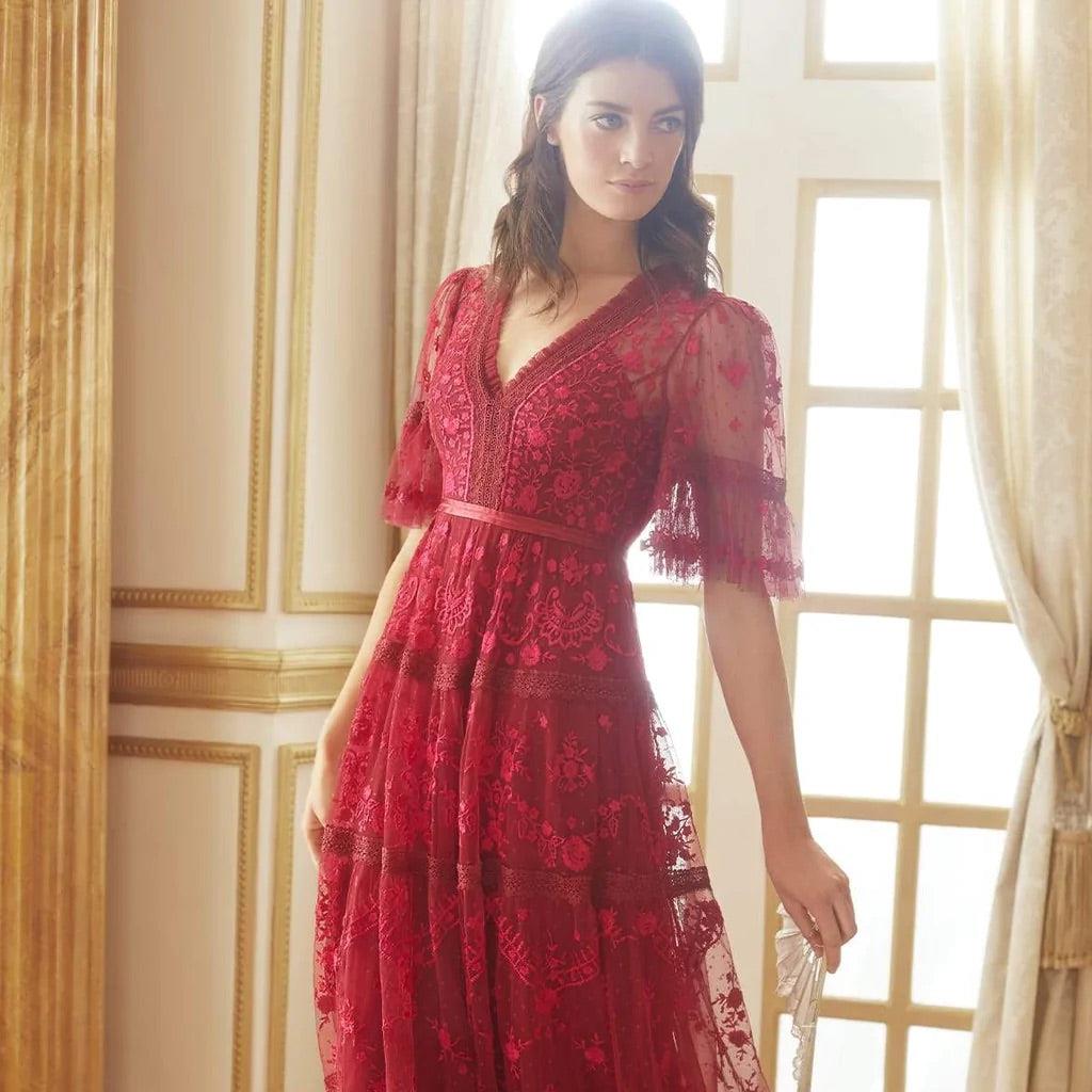 Needle & Thread Vermelho